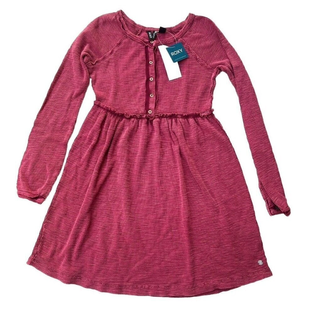 Roxy Juniors' Feel the Breeze Henley Peasant Dress Size XS